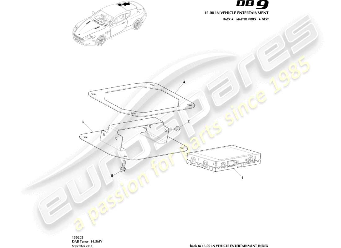 schéma de pièce contenant le numéro de pièce eg43-19b160-aa