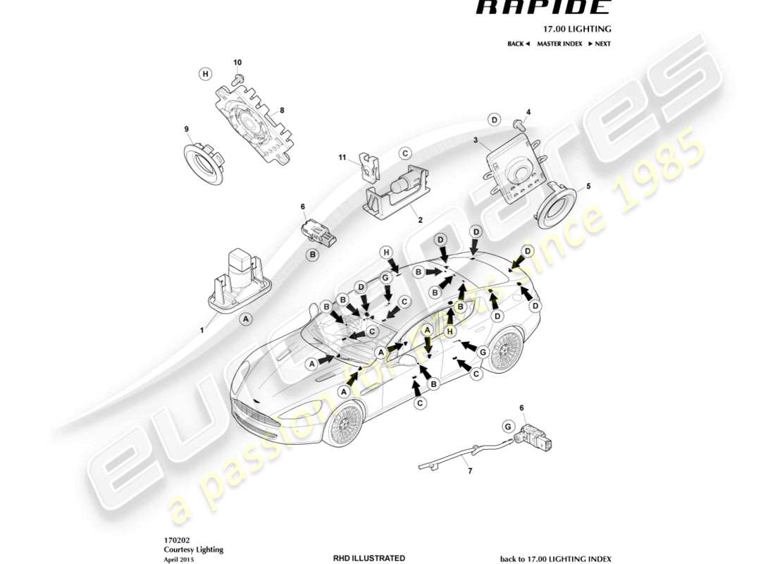 schéma de pièce contenant le numéro de pièce ad43-13b716-aa