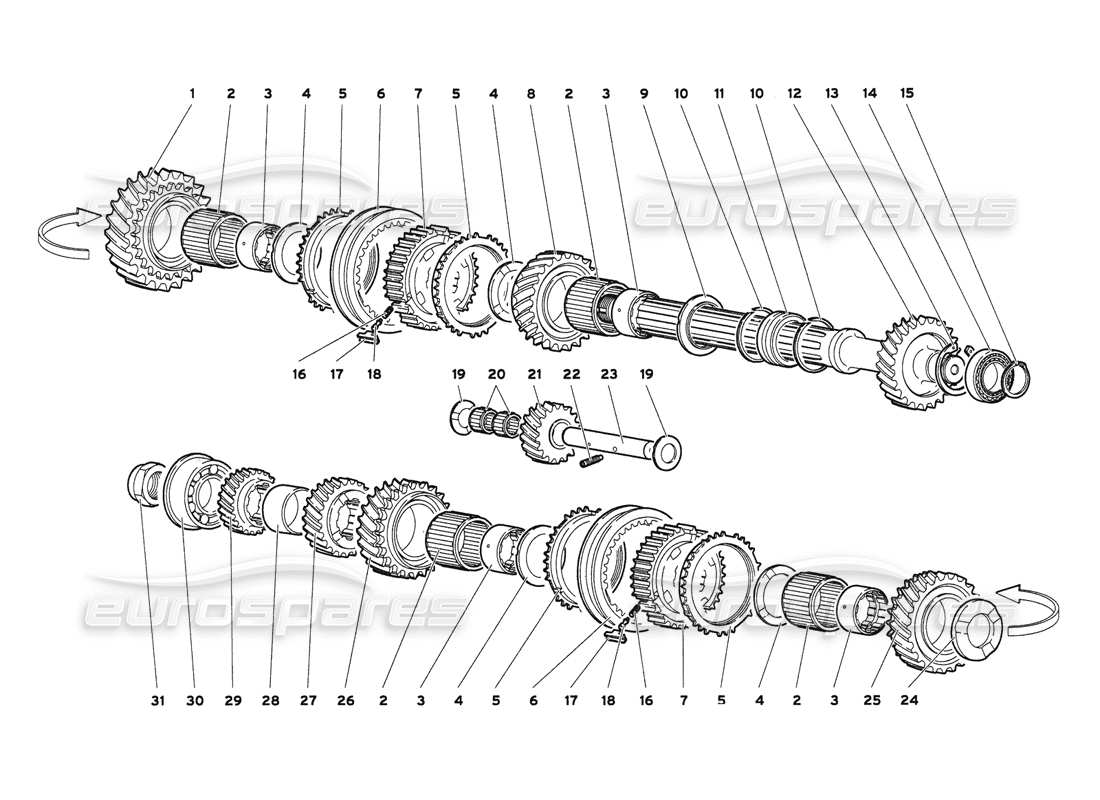 schéma de pièce contenant le numéro de pièce 0024001858