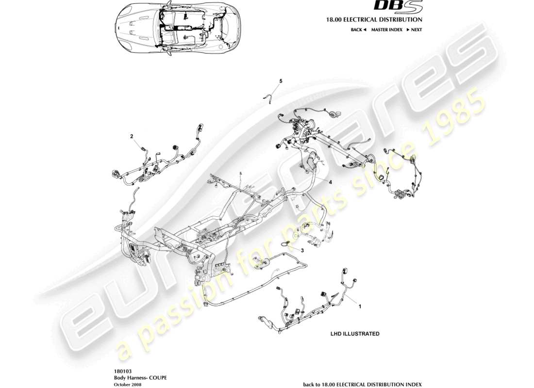 schéma de pièce contenant le numéro de pièce 8d33-14a005-af
