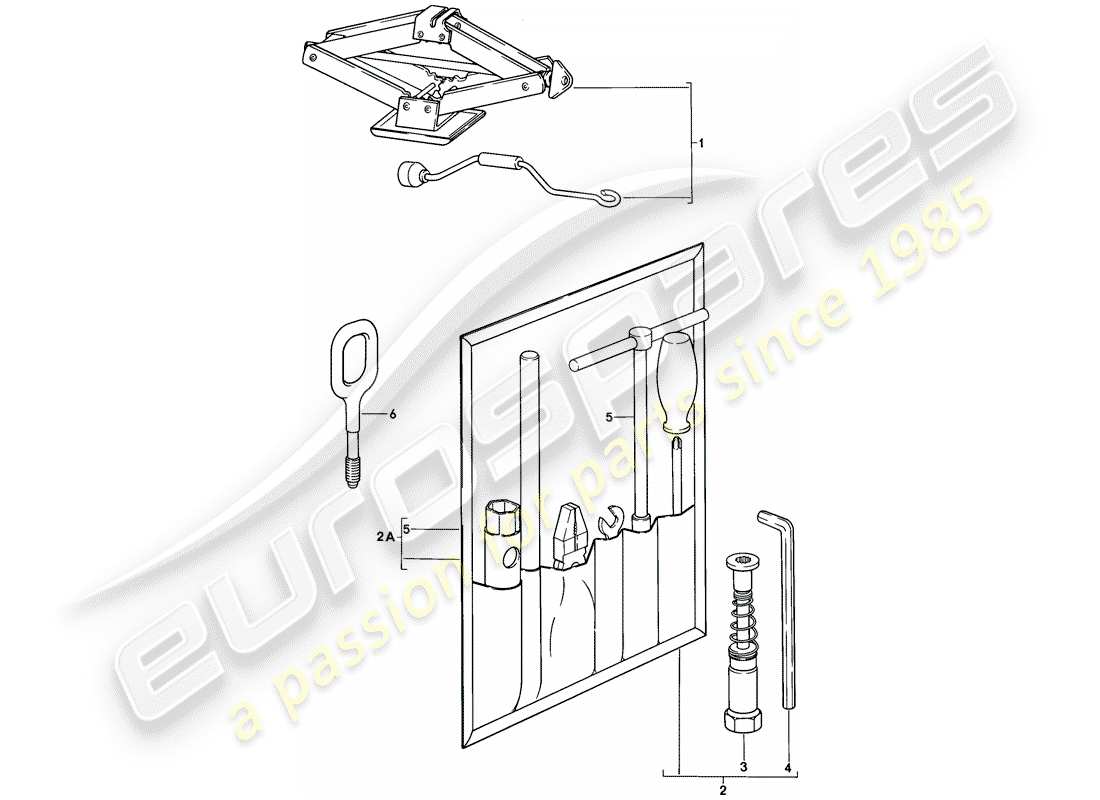 porsche 1981 (924) accessoires - - weiteres zubehoer im classic - katalog (modell: cla) schéma des pièces