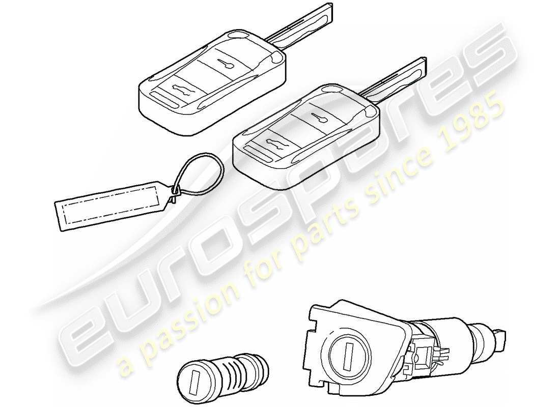 porsche 2008 (cayenne e1 9pa) kits de réparation schéma des pièces