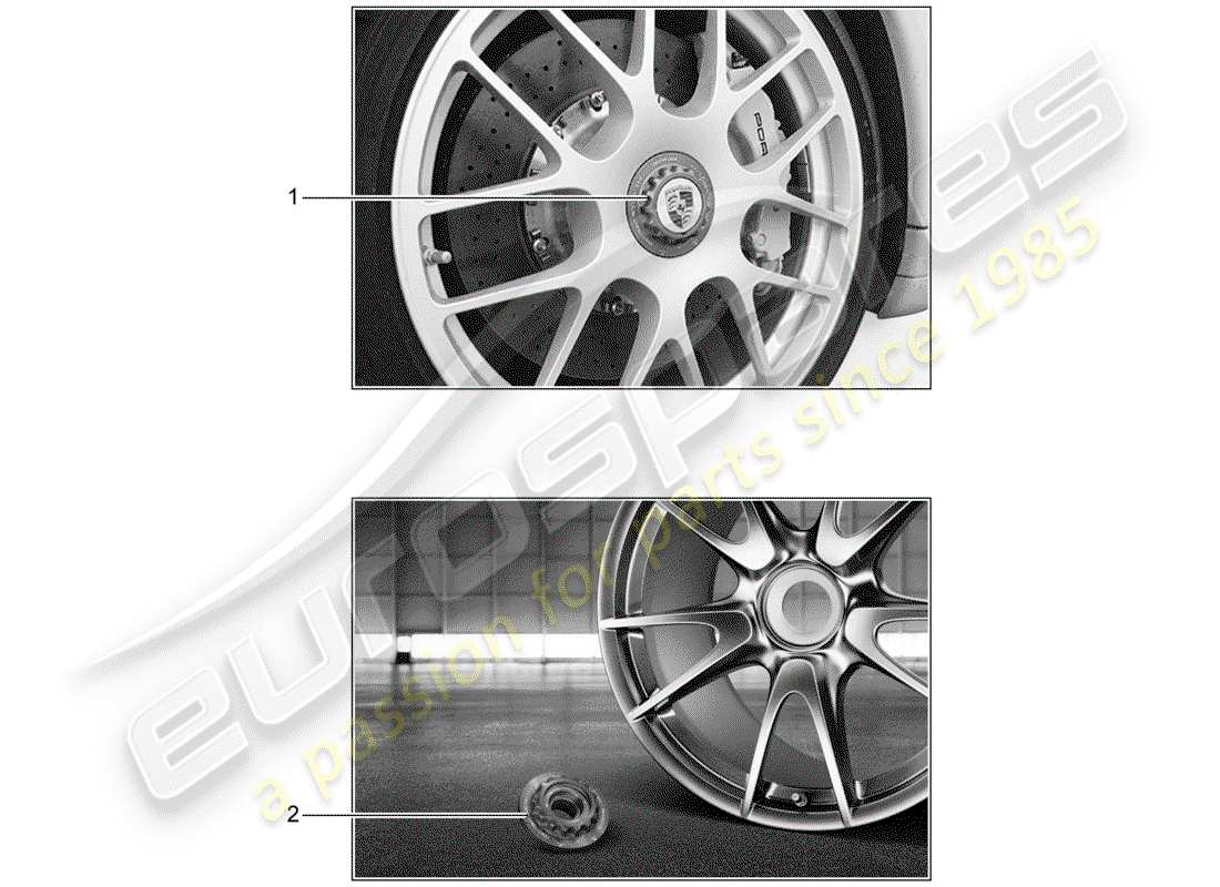porsche 2004 (tequipment) verrouillage centralisé schéma des pièces