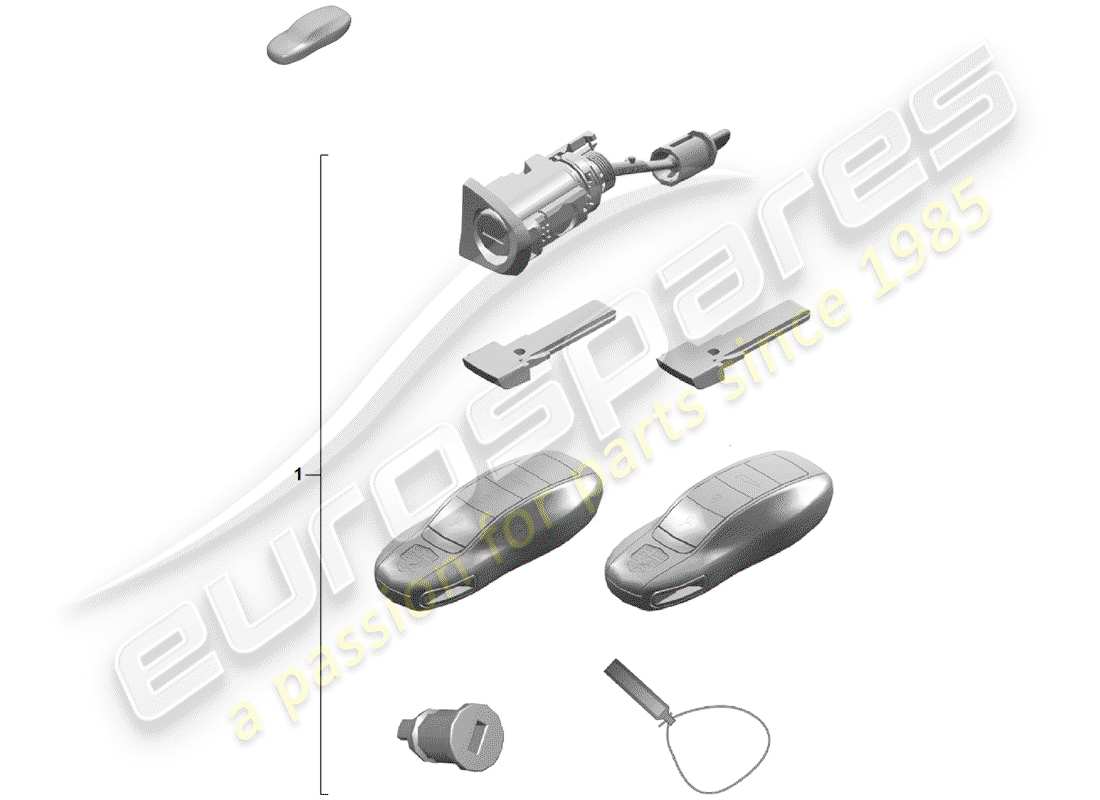 porsche 2020 (718 boxster spyder) trousse de réparation schéma des pièces