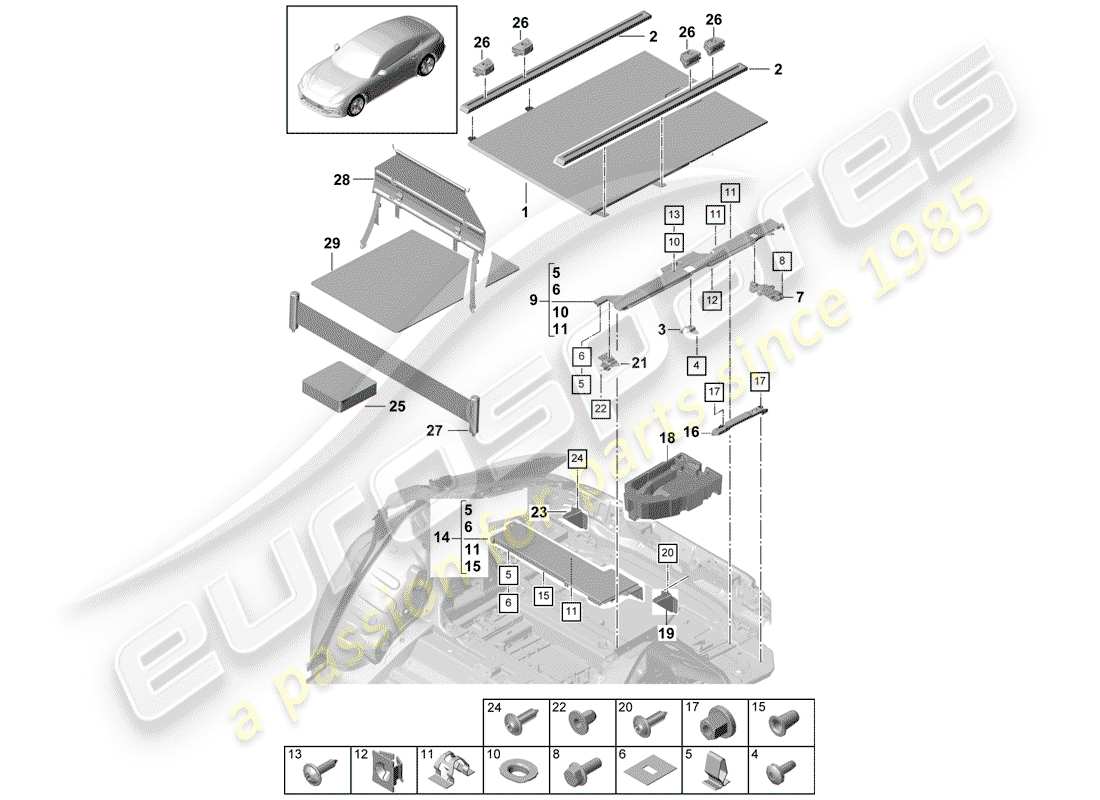 schéma de pièce contenant le numéro de pièce 9a786353900