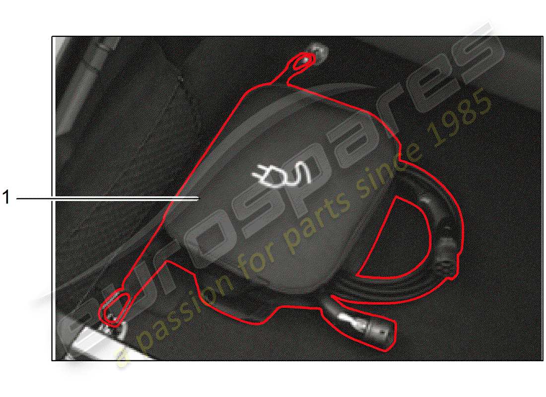 porsche 2011 (tequipment cayenne) ligne de connexion schéma des pièces