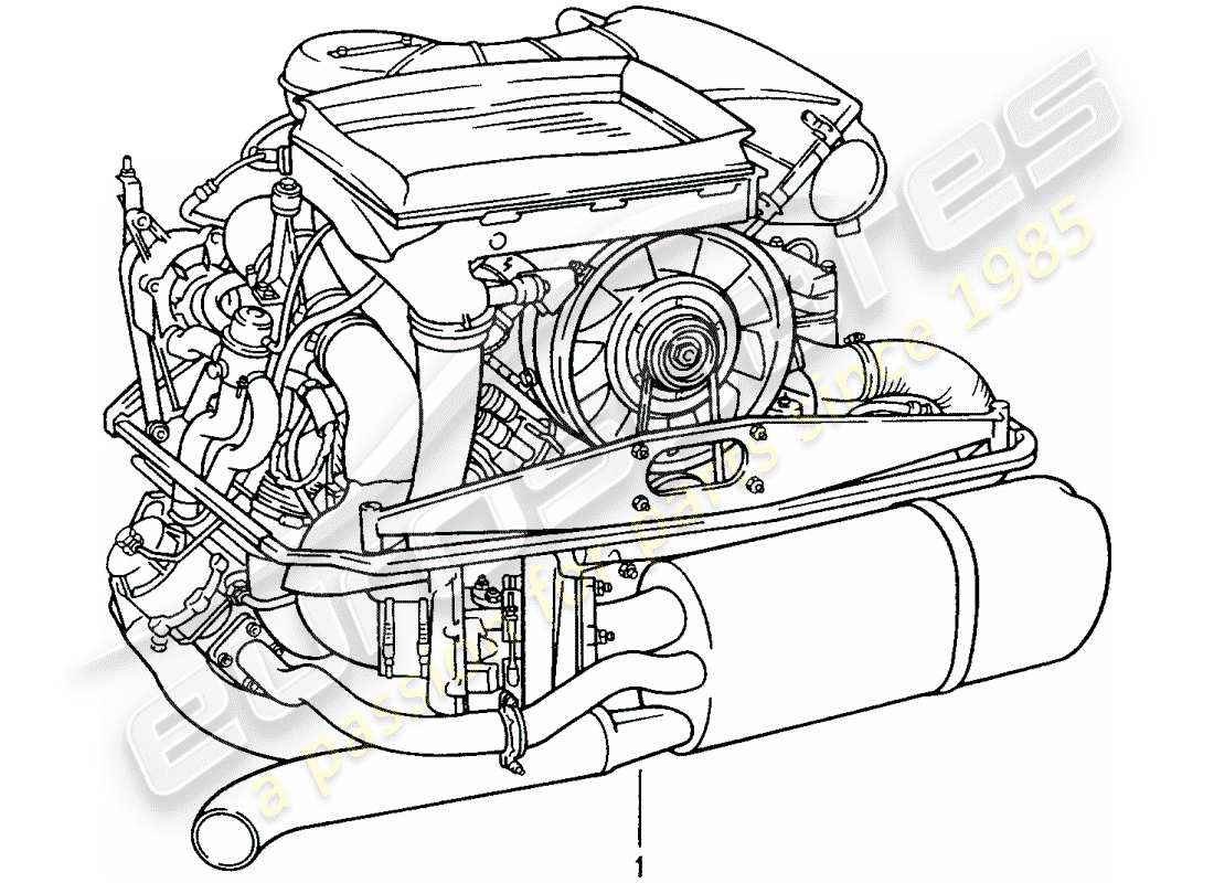 porsche replacement catalogue (2010) schéma des pièces du moteur reconstruit