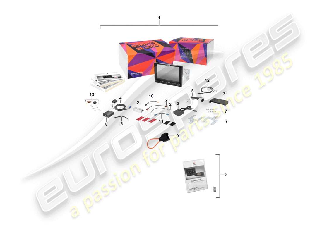 porsche 2002 (986 boxster) porsche communication classique din 2 management plus europe voir les informations techniques ti 9112 0/19 et ti 9110 10/03 diagramme des pièces