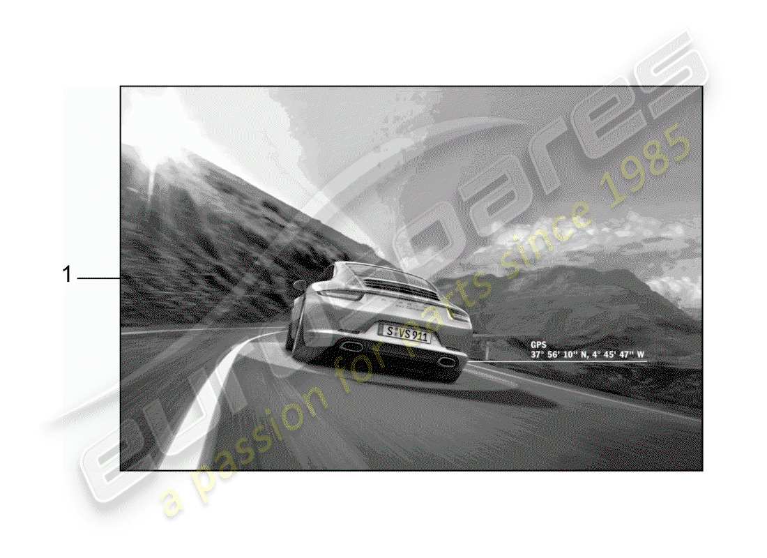 porsche 2013 (tequipment 98x/99x) porsche schéma des pièces