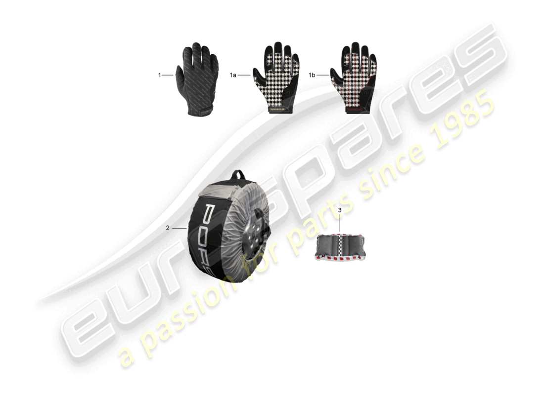 porsche 2007 (987 cayman) accessoires pour gants schéma des pièces