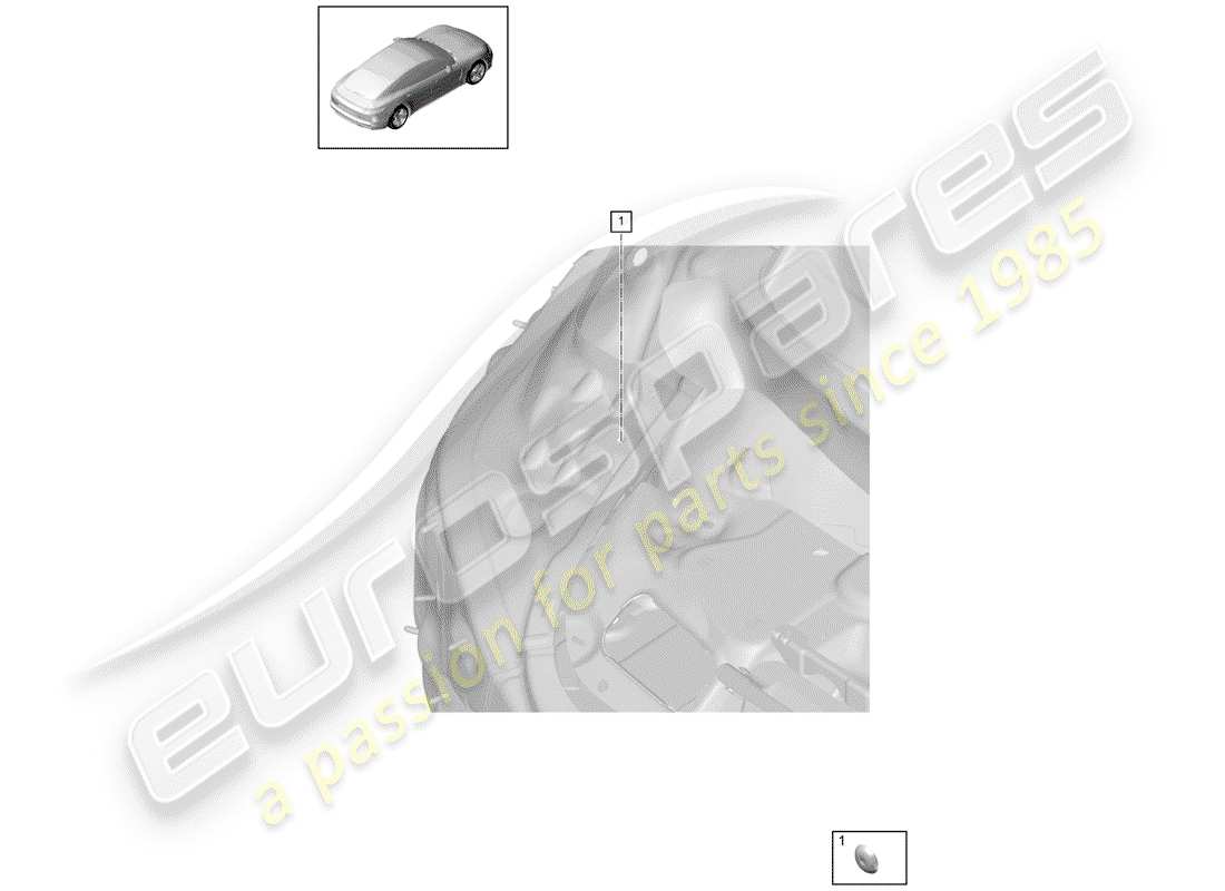 porsche 2017 (panamera 971-1) diagramme de pièce de prise