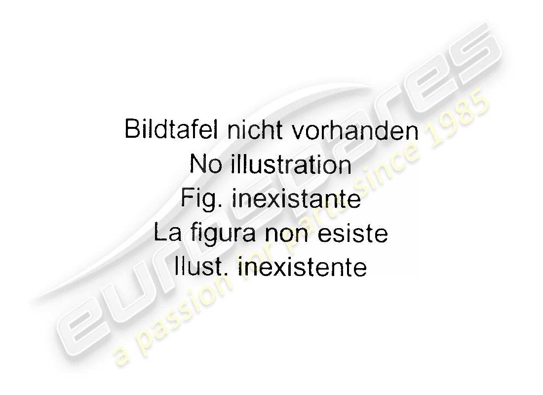 porsche 1985 (tequipment) programme exclusif schéma des pièces