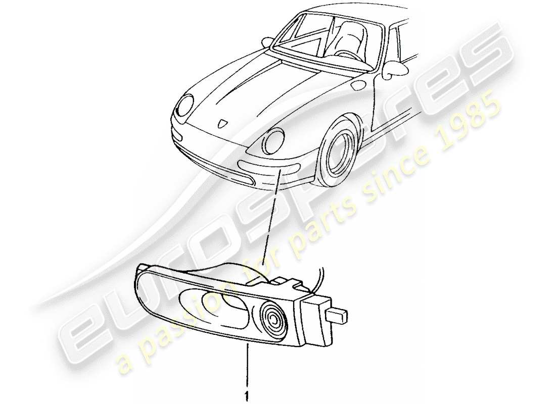 porsche 2005 (tequipment) système d'air de refroidissement schéma des pièces