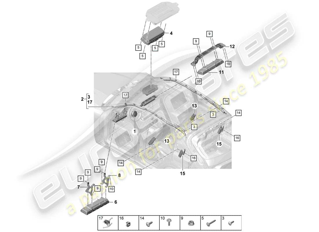 schéma de pièce contenant le numéro de pièce 9a788133500