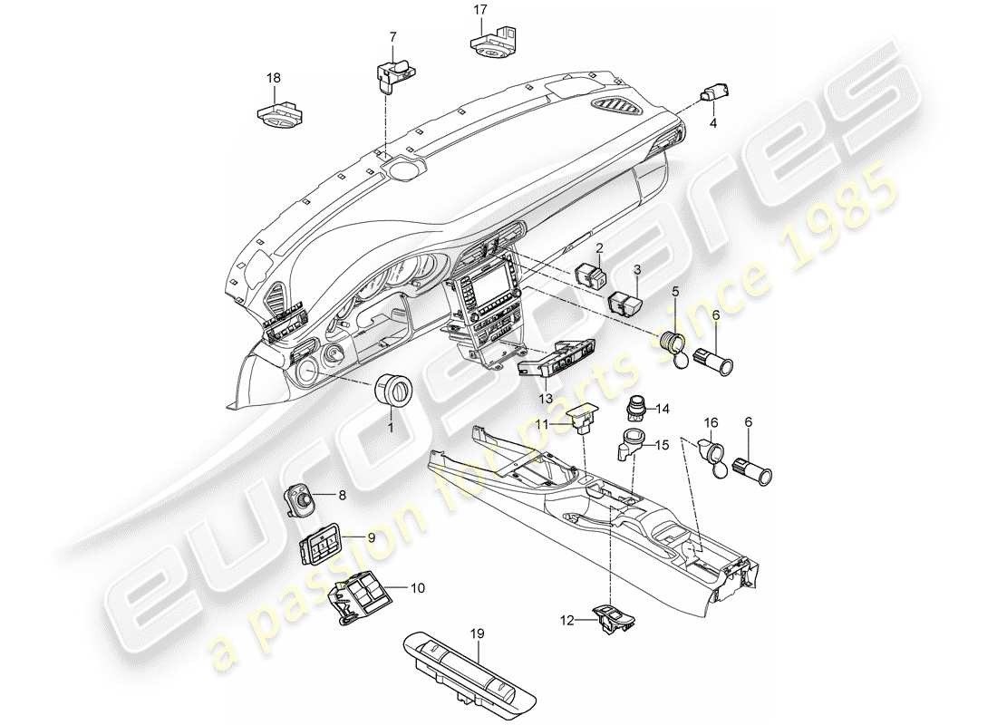 porsche 2013 (997-2 turbo / gt2 rs) changer schéma des pièces