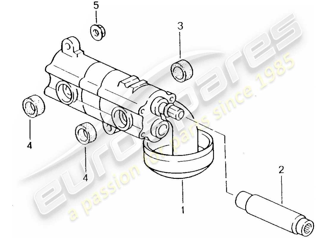 porsche 2003 (996 gt3) pompe à huile schéma des pièces
