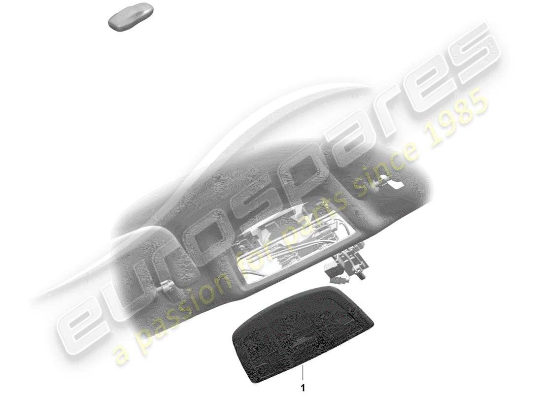 porsche 2020 (718 boxster spyder) support schéma des pièces