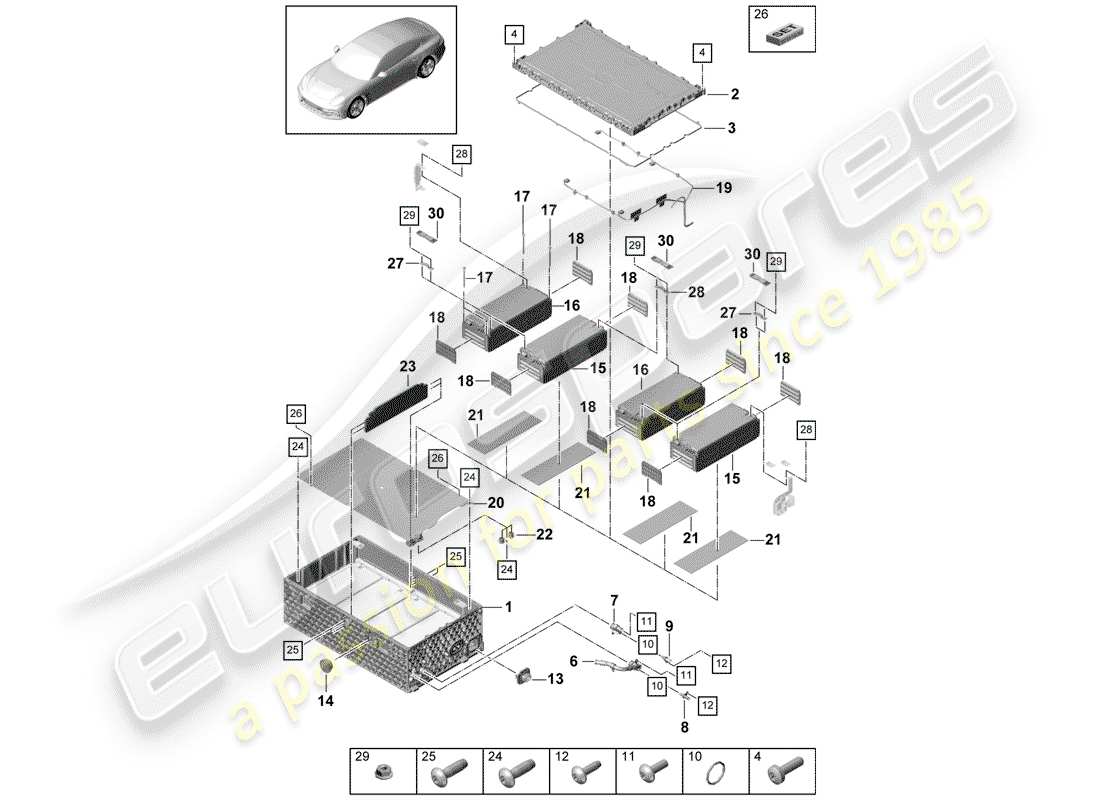 schéma de pièce contenant le numéro de pièce 9a700809600