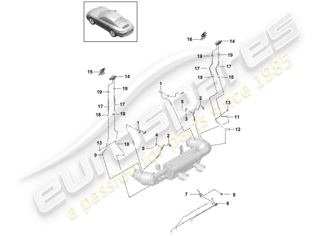 schéma de pièce contenant le numéro de pièce 9a260615501