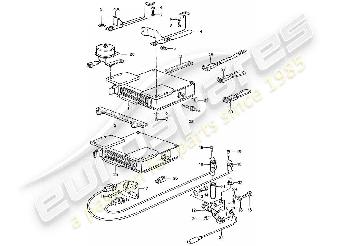 schéma de pièce contenant le numéro de pièce 951618121kx