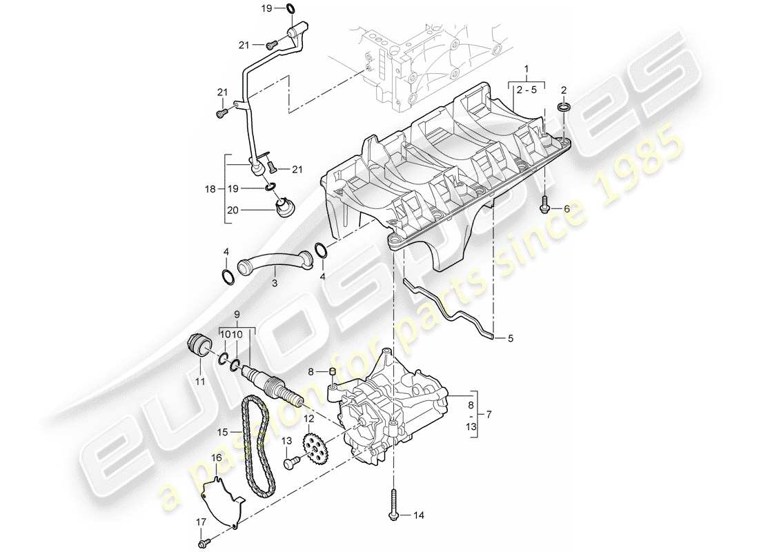 schéma de pièce contenant le numéro de pièce 99907338001