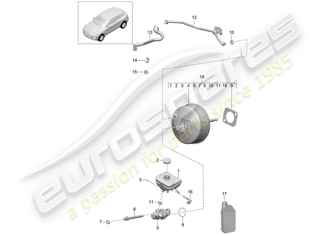 schéma de pièce contenant le numéro de pièce 8w0611301