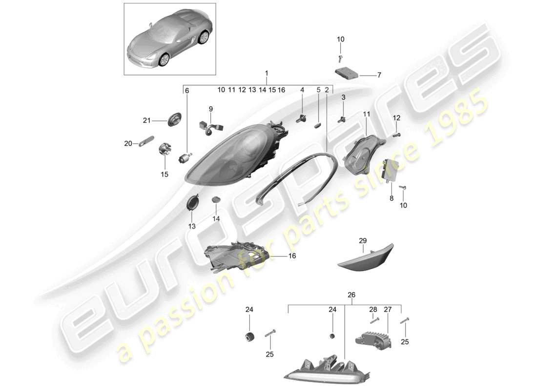 schéma de pièce contenant le numéro de pièce 98163122480
