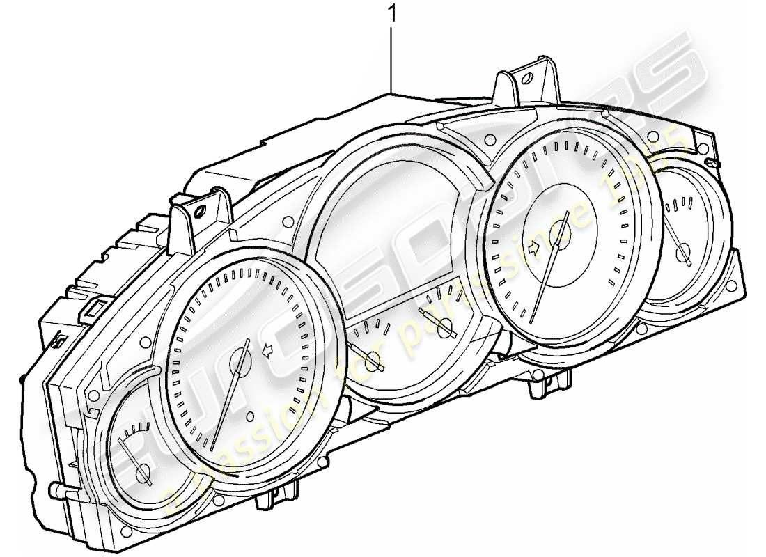 un schéma de pièces du catalogue de pièces porsche 1988 (refurbished and exchange catalogue)