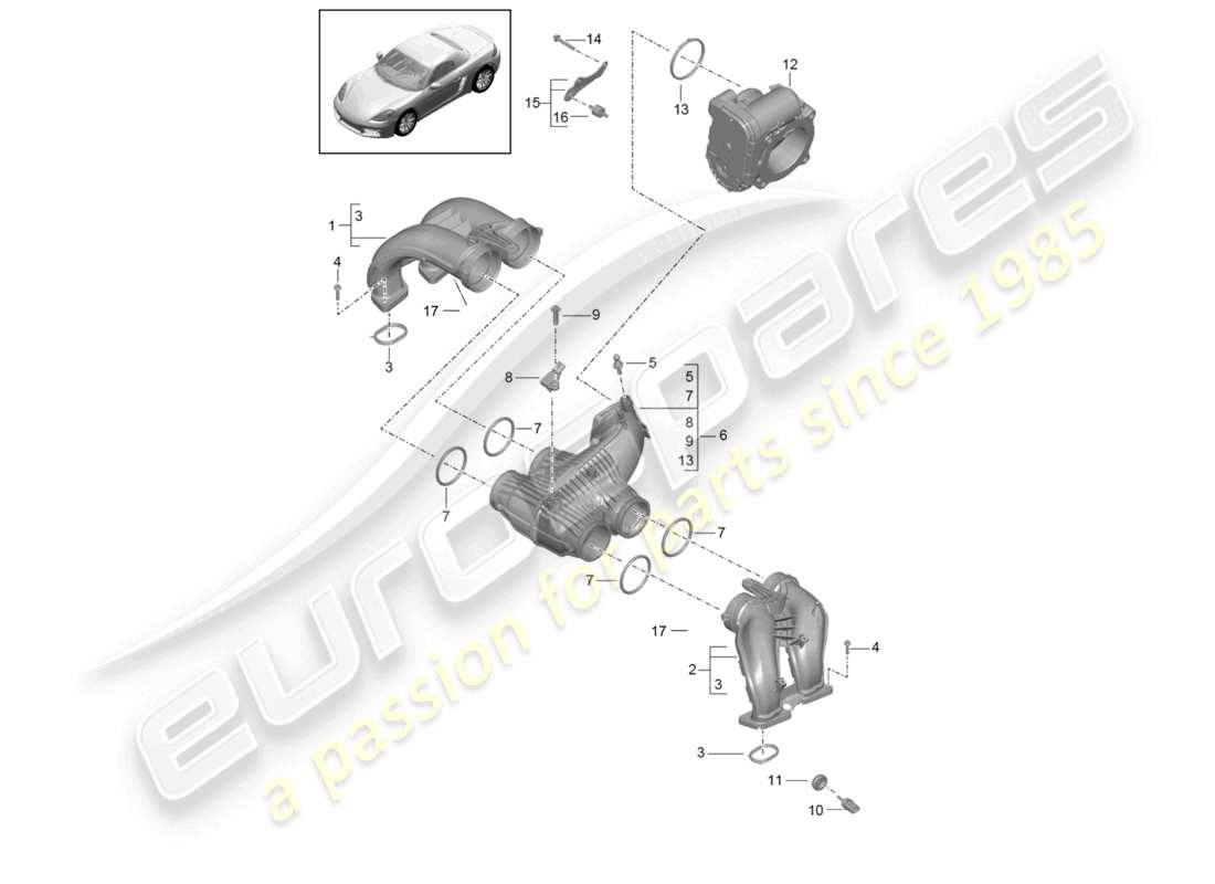 schéma de pièce contenant le numéro de pièce 06e906051aa