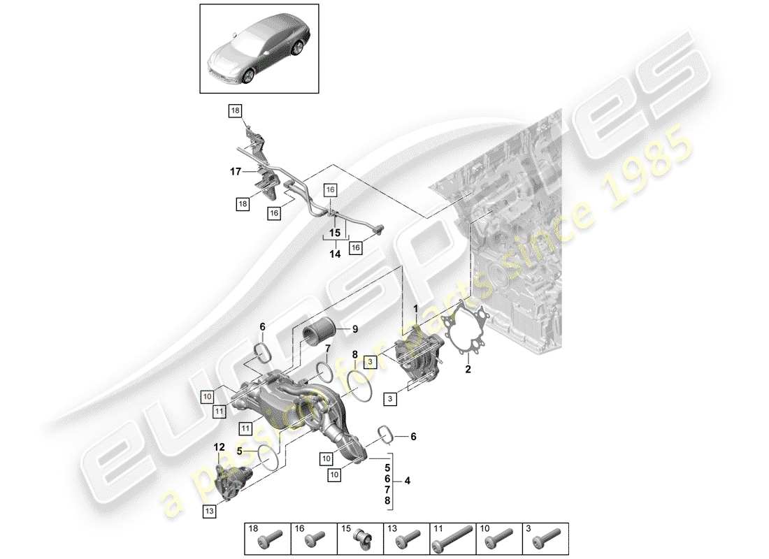 schéma de pièce contenant le numéro de pièce 9a712101403