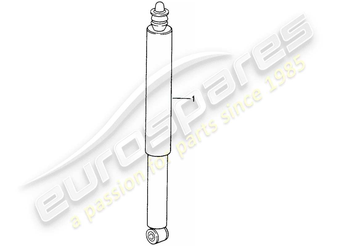 un schéma de pièces du catalogue de pièces porsche 1991 (refurbished and exchange catalogue)
