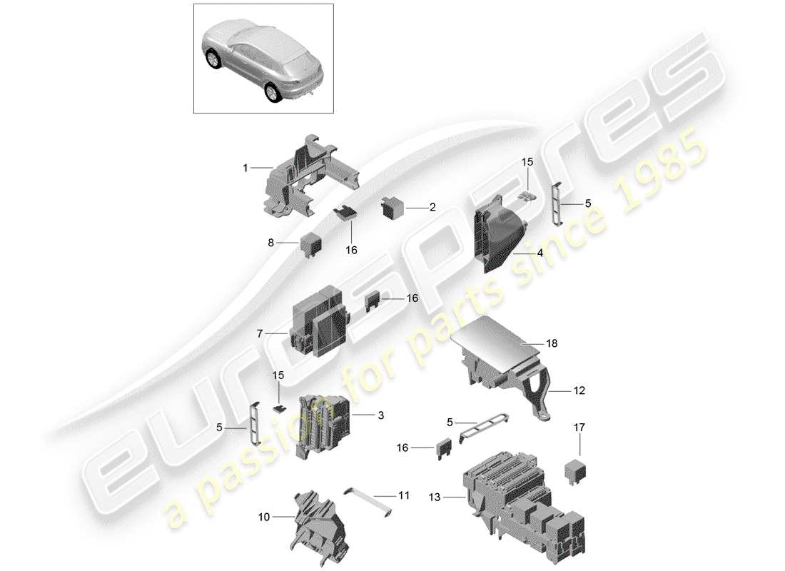 schéma de pièce contenant le numéro de pièce 8k0971845