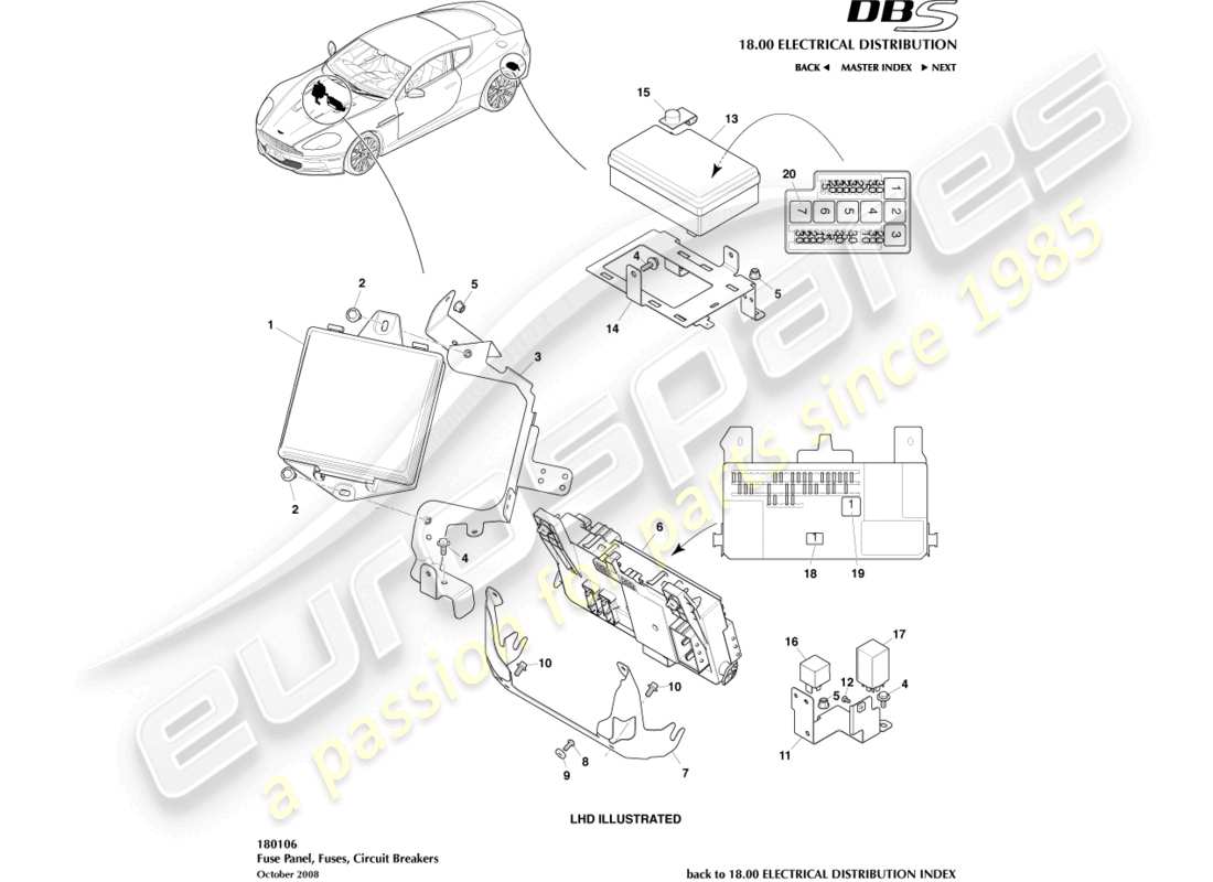 schéma de pièce contenant le numéro de pièce 8d33-14n072-bb