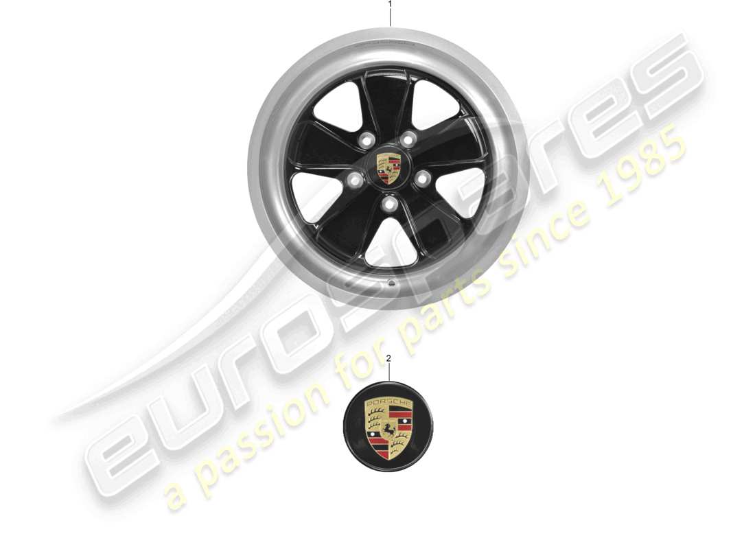 porsche 2002 (986 boxster) jante en alliage 18 fuchs pas pour : boxster s sans : japon informations sur la version du fabricant hf43_22 roues et pneus dans le groupe de notes pcss 4 schéma des pièces du châssis
