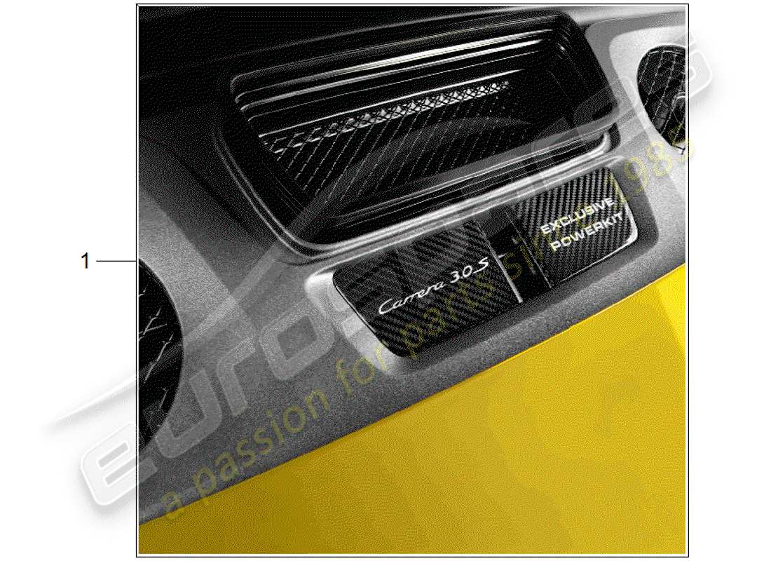 porsche 2012 (tequipment 98x/99x) moteur schéma des pièces
