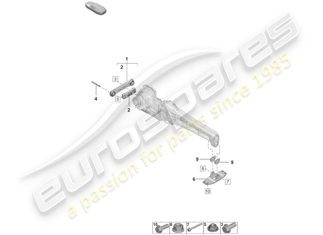 porsche 2020 (992-1) pièces de montage pour schéma des pièces