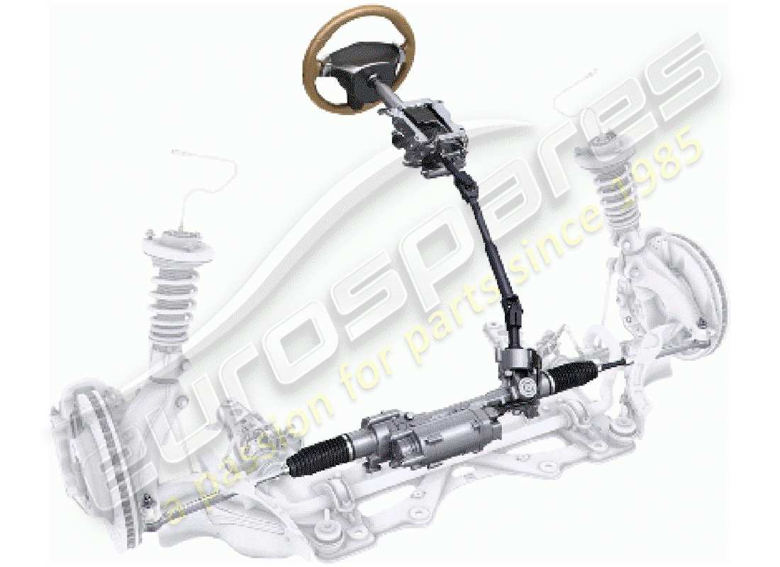 porsche 2012 (tequipment 98x/99x) direction assistée schéma des pièces