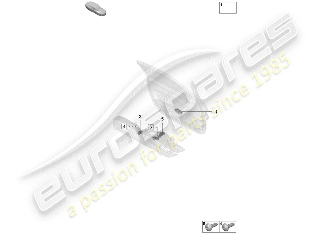 porsche 2019 (992-1) changer schéma des pièces