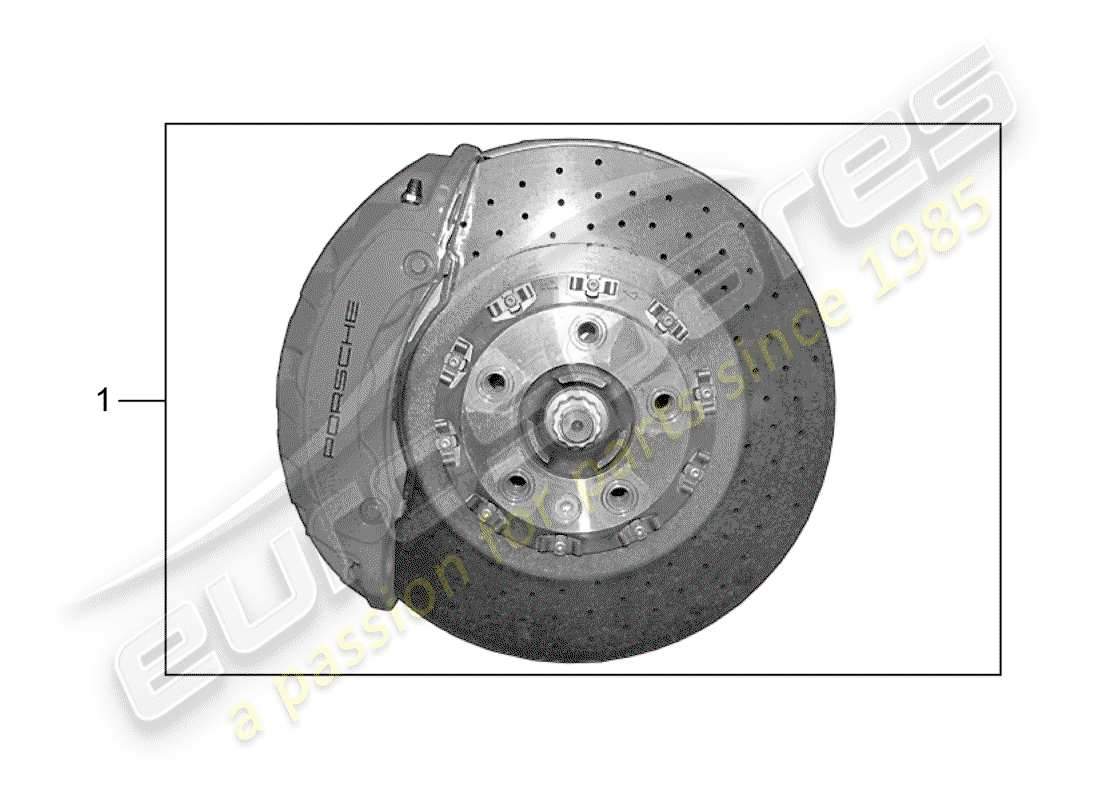 porsche 2016 (tequipment cayenne) schéma des pièces de frein