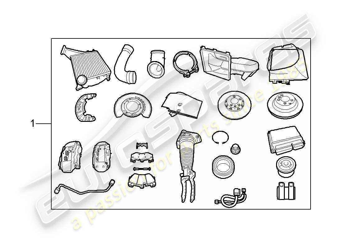 porsche 2015 (tequipment cayenne) moteur schéma des pièces