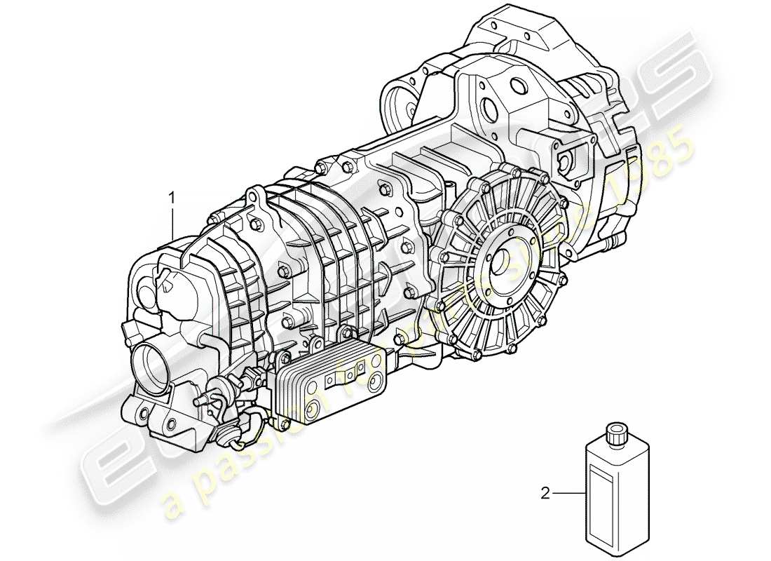 porsche 2011 (997-2 gt3) transmission de remplacement schéma des pièces
