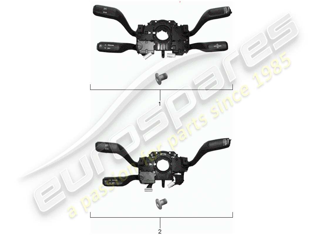porsche 2013 (tequipment 98x/99x) système de régulateur de vitesse schéma des pièces