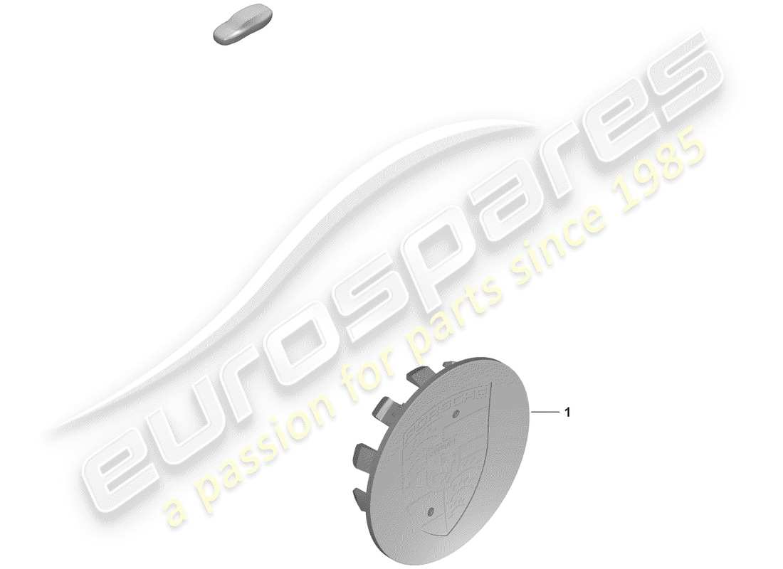 porsche 2020 (992-1) enjoliveur schéma des pièces