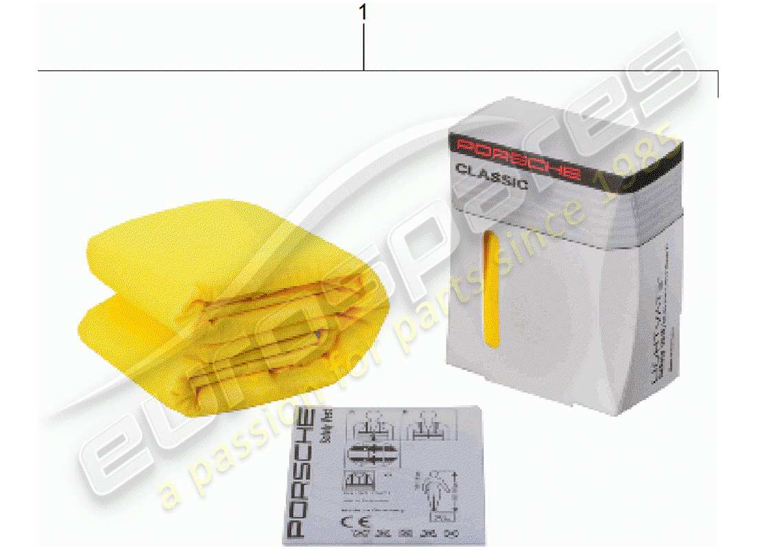 porsche 2013 (accessories) bodywarmer - fonction d'avertissement schéma des pièces