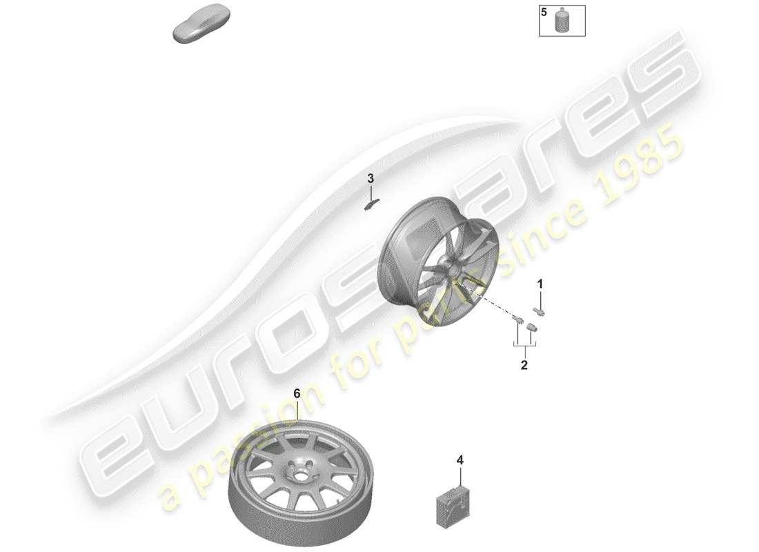 porsche 2020 (992-1) pièces détachées schéma des pièces