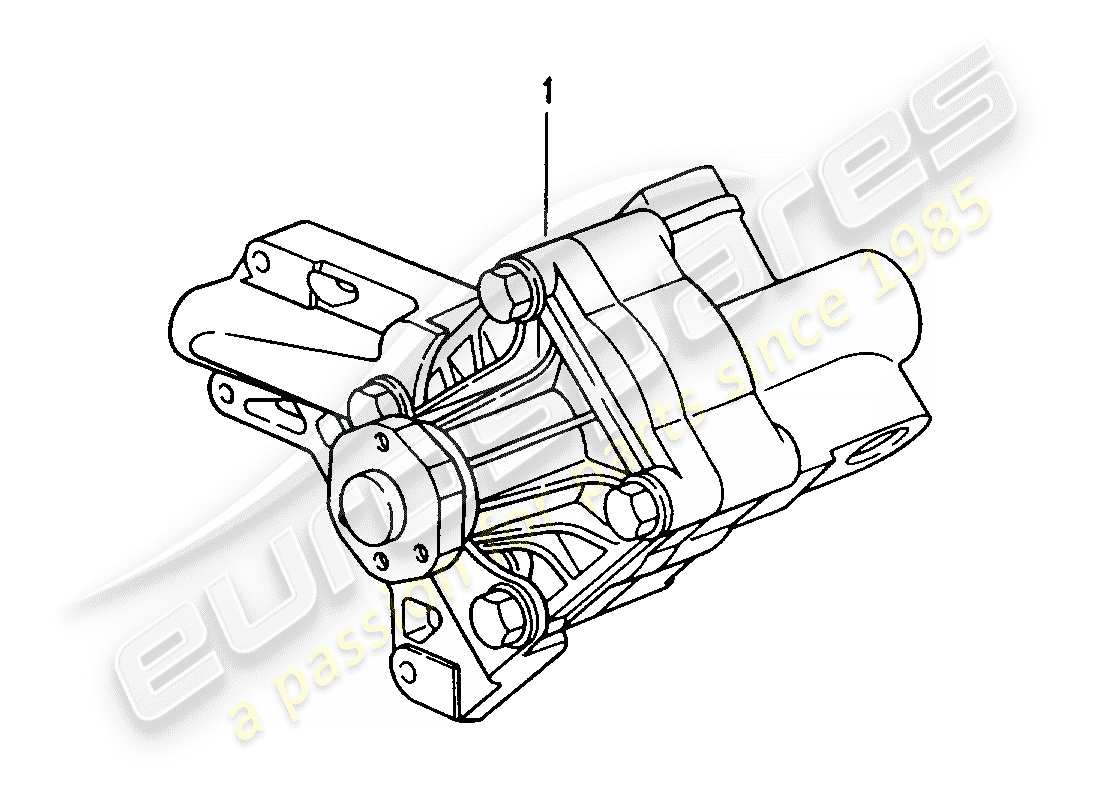 porsche replacement catalogue (1978) power-steering pump part diagram