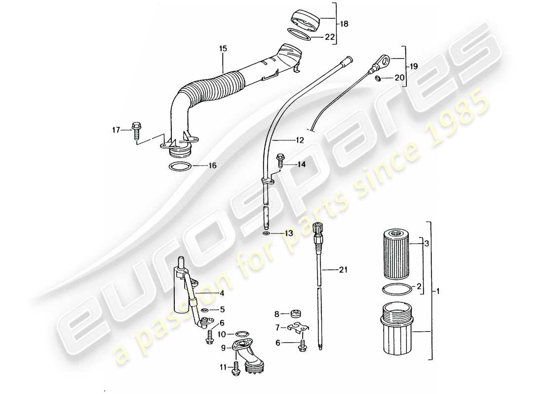 porsche 2000 (996) moteur (presse à huile/lubrification.) - voir informations techniques - voir groupe principal 1 (moteur) - nr.1/02 nr.2/02 schéma des pièces