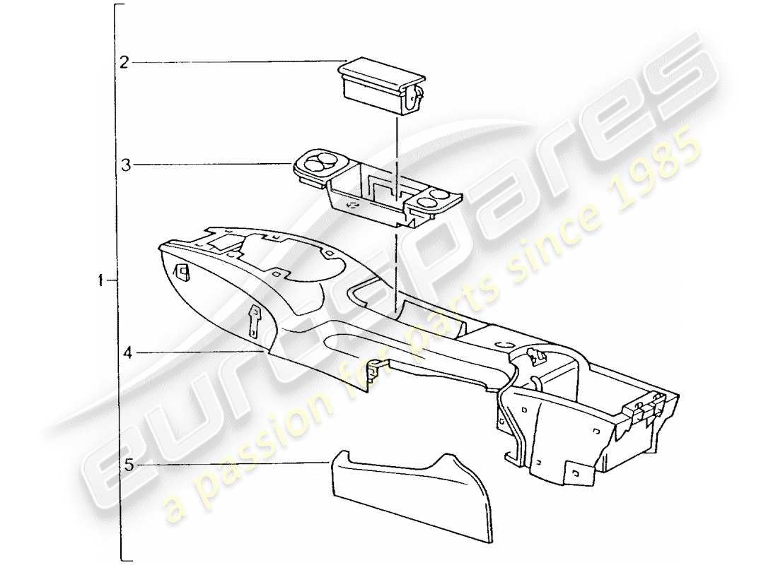 porsche 2004 (tequipment) kit d'installation schéma des pièces