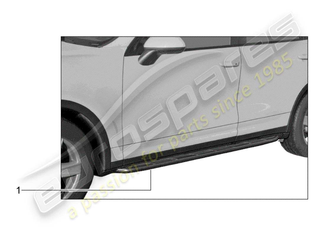 porsche 2011 (tequipment cayenne) diagramme des pièces step