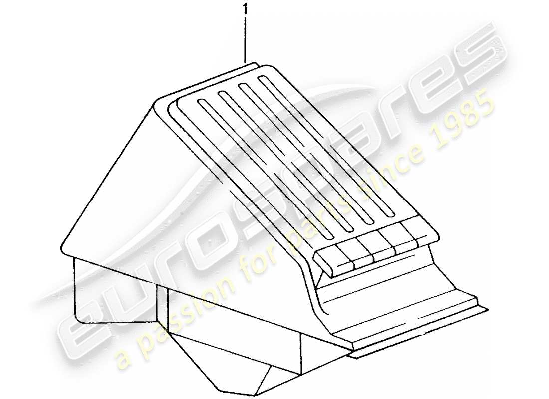 porsche 2002 (tequipment) boite pour cd schéma des pièces